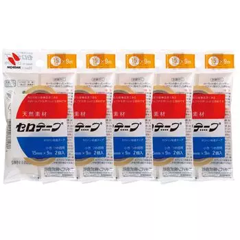 Nichiban Sellotape сменный маленький рулон 15 мм 2 рулона набор из 5 шт CT15S2PN-5P