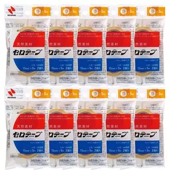 Nichiban Sellotape сменный маленький рулон 15 мм 2 рулона набор из 10 шт CT15S2PN-10P