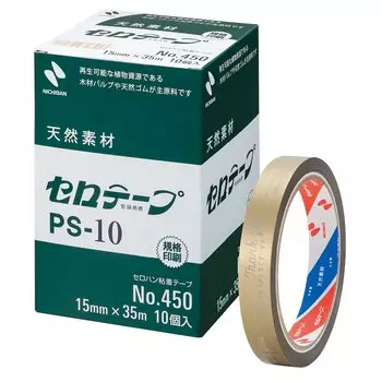 Nichiban Sellotape Store Tape 10 рулонов 15 мм x 35 м Thank You Gold PS10-10P