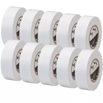 Nichiban Vinyl Tape 19mm x 10m 10 pieces White VT195-10P