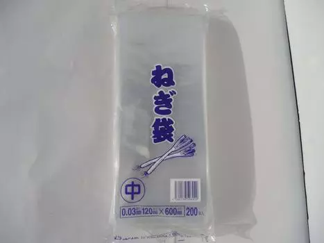 Nichiei Sangyo Poly Leek Bag 200 Pieces Medium x 120 x 600 0.03