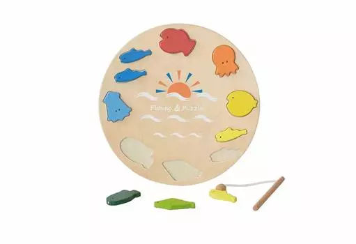 Nichigan Fishing Puzzle Fishing Puzzle деревянная развивающая игрушка LT2 & &