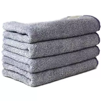 Nichisen Shoko Cocochiena 2 Тонкие банные полотенца 34 x 120 см Набор из 4 шт. Прибл.. (фиолетовый)