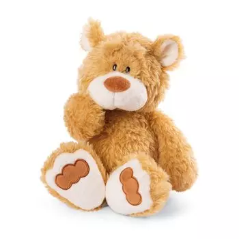 NICI Niki Plush Classic Bear 2023 Bear Milo 35 см медового цвета коричневого бежевого цвета