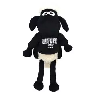 NICI Niki Shaun the Sheep Shaun Classic 25 см. Черная парка Rabbit 2023 года с изображением кролика Зодиака