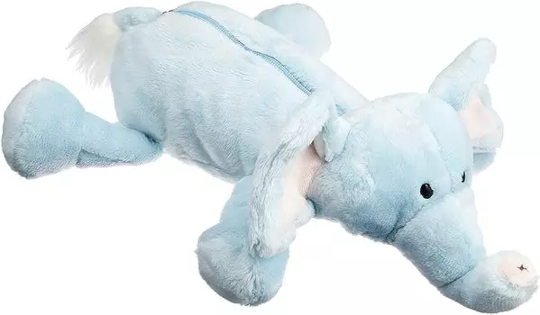 NICI Pouch Figure Pen Elephant Small Item Pen Cosmetic Pouch Pouch, Blue, Case, Case,