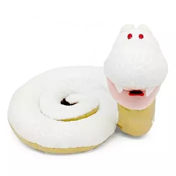 [NICI] Stuffed toy snake 25cm classic White x gold 2025