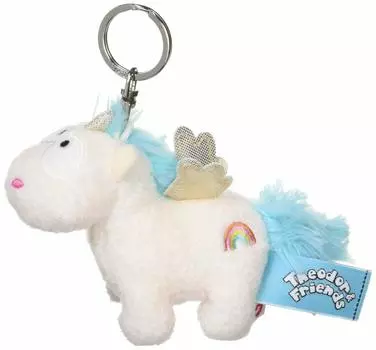 NICI Unicorn Keychain BB Wing Keyring Bean Bag 3040092