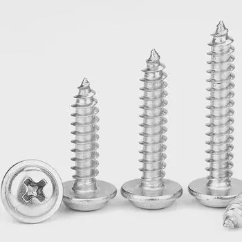 Nickel-Plated PWA Pan Head Tapping Screws with Washers and Inserts PWA 675PCS Set