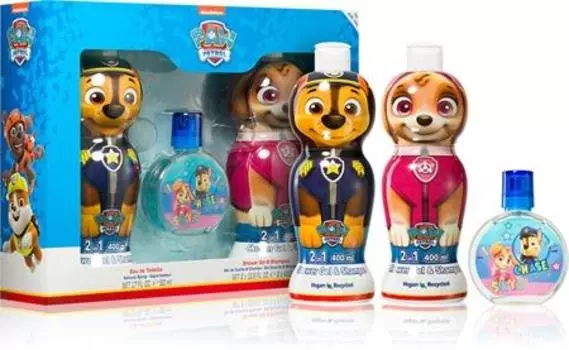 Nickelodeon Paw Patrol Shower Gel and Shampoo Set coffret cadeau pour enfant TU прозрачный