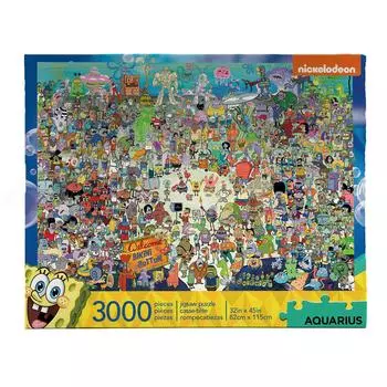 Nickelodeon SpongeBob Square Pants Cast 3000 Piece Jigsaw Puzzle [Предмет]