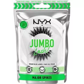 Nicks NYX False Eyelashes Jumbo Lash 09 Full Major Spikes (1 pair), 2 pcs.