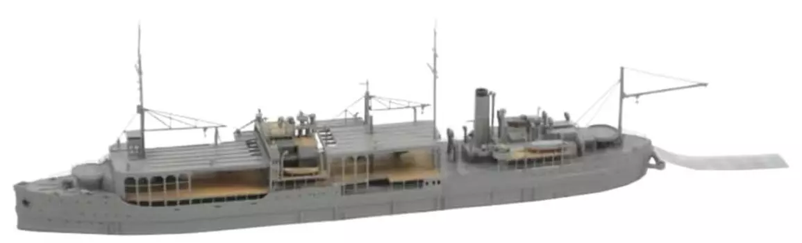 Nico Model Japanese Navy Seaplane Tender Kamui KAMOI 1942 Resin Kit PN07086 1/700