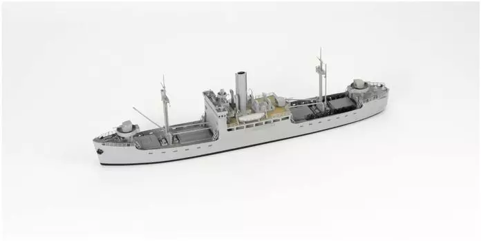 Nico Model Japanese Navy Special Gunboat and Construction Ship Shinkyomaru SINKYOU MARU 1942 Resin Kit PN07096 1/700