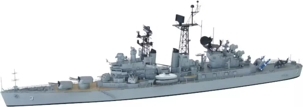 Nico Model US Navy Galveston Class Missile Cruiser Galveston 1968 Resin Kit PN07059 1/700 CLG-3