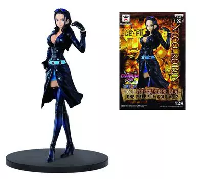 Nico Robin Piece DXF THE GRANDLINE LADY ONE PIECE FILM GOLD Аниме Фигурка Товары Приз (Один том 2 Банпресто) золотой