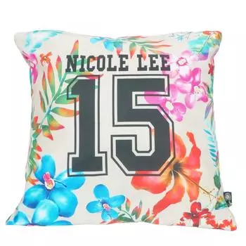 NICOLE LEE Иллюстрация Арт Принт Чехол для подушки PRT5965 ЧЕХЛЫ ДЛЯ ПОДУШЕК Nicole Lee Леопардовая подушка Мебель Чехол для дивана План этажа стола Большая вместимость