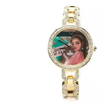 NICOLE LEE WAT7101 Принцесса Девушка Роскошные Ювелирные Часы Золотые Серебряные Бижутерия с Эксклюзивной Коробкой Nicole Lee Популярный Бренд Зарубежная Модель с Коробкой