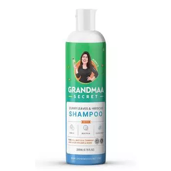 NIDHI’S GRANDMAA SECRET Curry Leaf and Hibiscus Shampoo for Hair Fall Control - 200mL 200 g