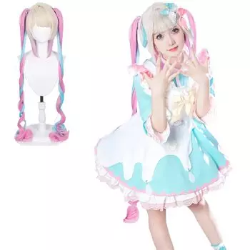 Nidiga Cho Косплей Косплей JK Maid Streamer Chozetsu Косплей Ame Косплей Костюм NEEDY GIRL OVERDOSE Костюм для мероприятия Хэллоуин Школьный фестиваль Костюм