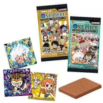 Niformation One Piece Great Pirate Seal Wafer Candy LOG.9 (20 штук) Игрушки/Вафли (Выпечка Сладости) (Один кусочек)