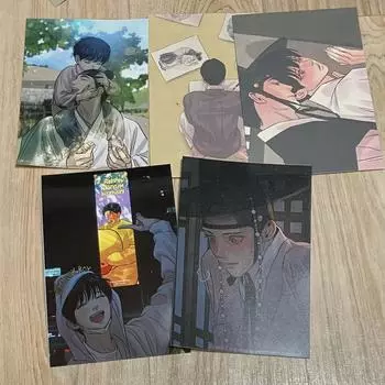 Night Book Postcard