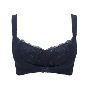 Night Bra Breast beauty habits you can do at home NIGHT SUPPORT Support Cobalt Navy LL [Lucian] - (Night Bra) Women s (Old Type)