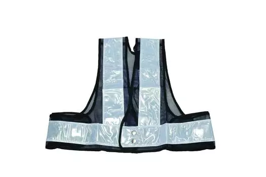 Night Leader Safety Vest Navy x White NL-004