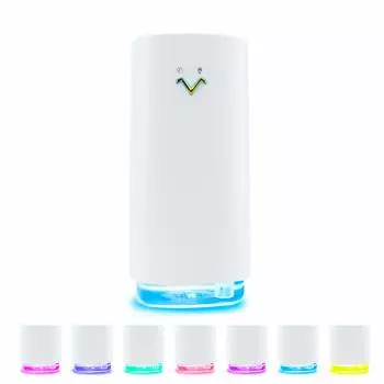 Night Light Humidifier Large Capacity 320ml Tabletop Humidifier Car Humidifier Projector Humidifier 7 Color LED Light Design Used in Office and Room