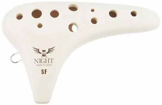 NIGHT Night Ocarina Classic Series SFI Soprano F Tone Ivory (Case included) слоновая кость