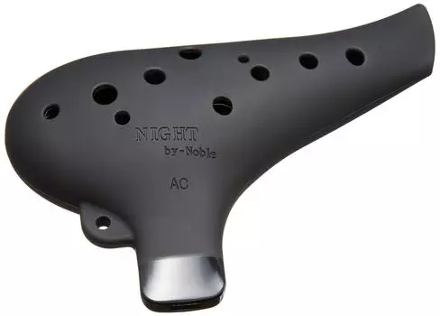 NIGHT от Noble Night Ocarina Пластик AC Черный резиновый отделка