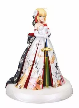 night Saber Kimono Dress Completed Figure Fate/stay Ver. 1/7