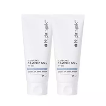 Nightingale Daily Derma Cleansing Foam Mild Acid 1+1
