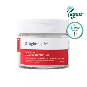 Nightingale Daily Derma Cleansing Pad Мягкий (70 листов)