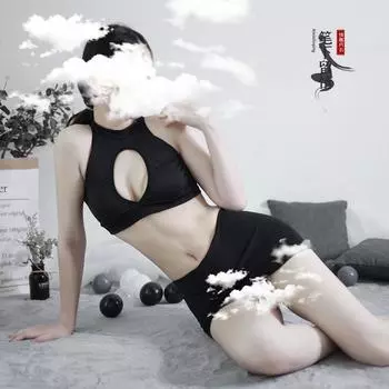 Ночная жизнь Интернет знаменитость сексуальное нижнее белье дразнящий секретарь униформа соблазнение косплей бар ночной клуб костюм One size