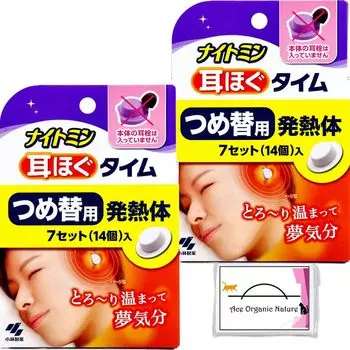 Nightmin Ear Loose Time Refill 7 раз x 2 шт. набор 14 В комплекте со специальной пробной салфеткой для регулярного использования [оптовая закупка] (общее время)