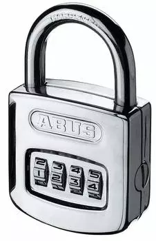 Nihon Lock Service ABUS навесной замок с переменным номером серии 160 50 см 4-значный 160/50 серебряный