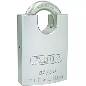 Nihon Lock Service ABUS Pin Cylinder титановый 90RK серии 90RK/50 серебряный
