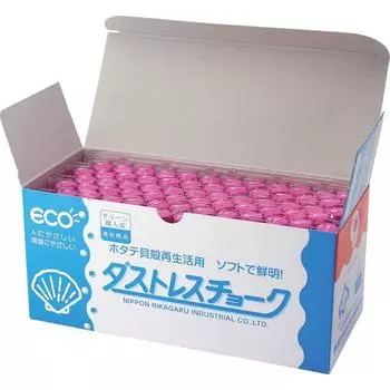 Nihon Rikagaku Dustless Chalk Red 72 Pieces DCC-72-R