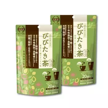 NIHON YAKKEN Bibitakicha Green Tea Blend with Functional x 20 пакетиков x Для тех, кто беспокоится о своем зеленом цвете Nippon Yakuken (Пищевые продукты/чай
