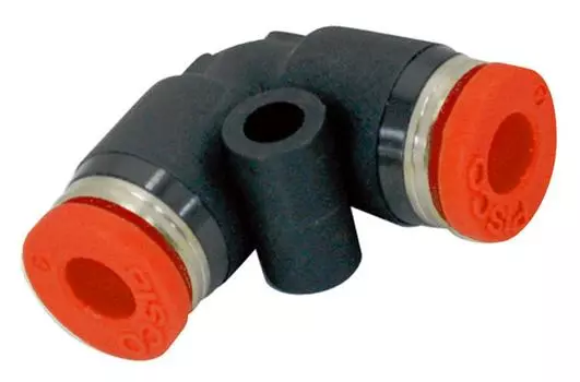 Niigata Seiki BeHAUS Made in Japan fitting for tube Union elbow Tube outer 8mm PV8 One-touch diameter