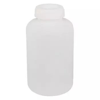 Niigata Seiki BeHAUS Made in Japan Fluorobarrier PE Bottle Wide Mouth Bottle with Inner Stopper 1000ml FLBW-1000