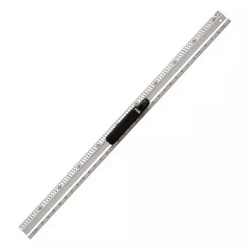 Niigata Seiki SK алюминиевая режущая линейка с быстрой шкалой 100 см ручка, ACS-100H серебряный