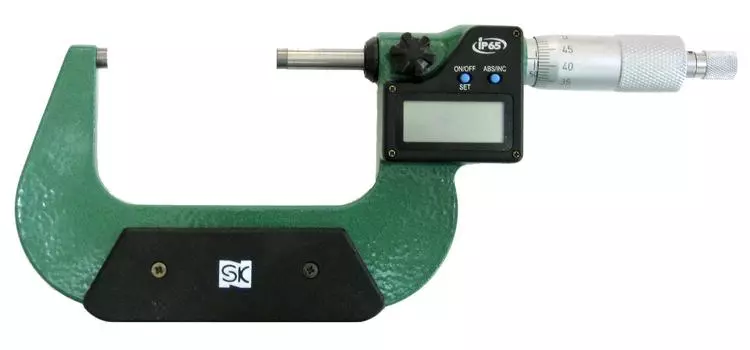 Niigata Seiki SK Digital Outside Micrometer IP65 (equivalent) 50-75mm MCD133-75IP