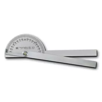 Niigata Seiki SK Made in Japan Protractor Silver Finish 2 Rods No.19 PRT-19SW
