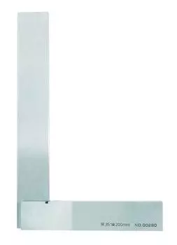 Niigata Seiki SK Made in Japan Right Angle Ruler with Stand 250mm JIS Class 2 Equivalent AA-S250