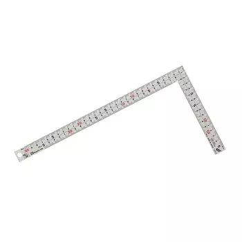 Niigata Seiki SK Made in Japan Silver Curved Scale Ginryu Kaidan Scale Thick Wide 30cm MT-30KD