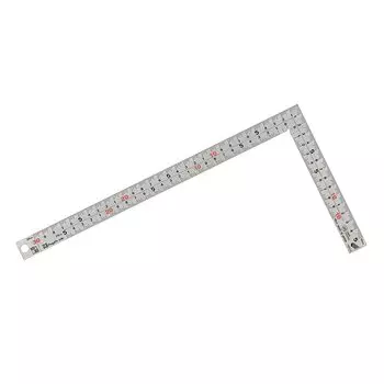 Niigata Seiki SK Made in Japan Silver Curved Scale Ginryu Kaidan Scale Thin Wide 30cm TH-30KD