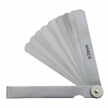 Niigata Seiki SK Made in Japan Thickness Gauge Set of 10 100mm 100MK (Gap Gauge) 0.01-0.10mm