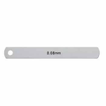 Niigata Seiki SK Made in Japan Thickness Gauge Leaf Stainless Steel 100mm x (Gap Gauge) 0.08mm SS-100-008